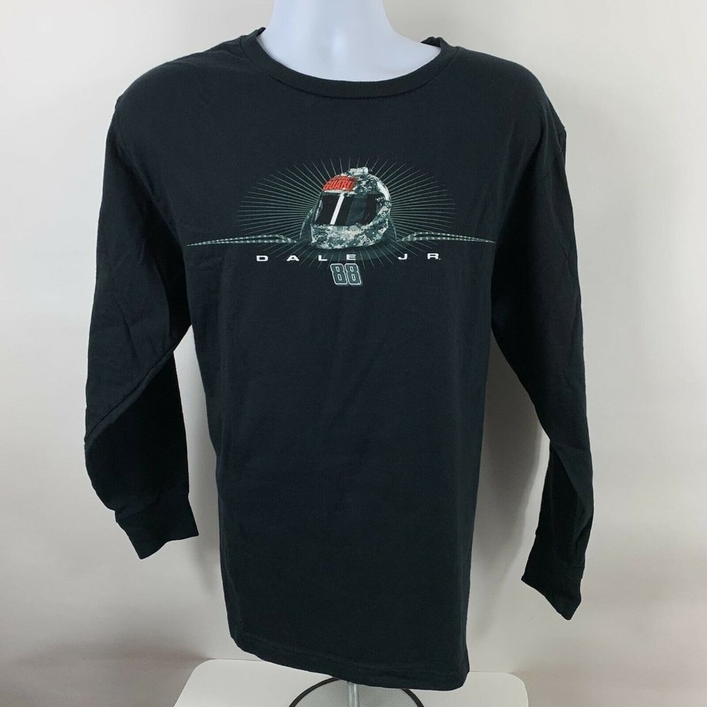 Nascar Chase Authentics Dale Jr. Shirt Mens Large National Guard Long Sleeve #88